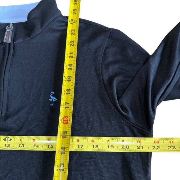 Tailorbyrd Classic Modal 1/4 Zip Black M Golf Athleisure Athletic Preppy Prep - Picture 8 of 9